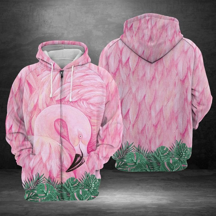 Flamingo Facade 3D All Over Print Hoodie & Zip Hoodie