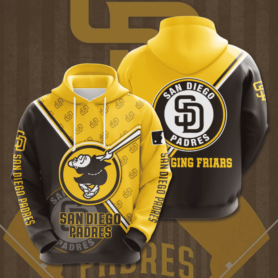 San Diego Padres 3D All Over Print Hoodie & Zip Hoodie