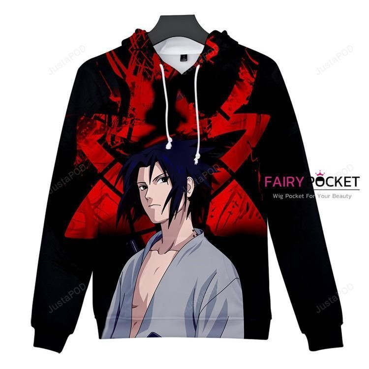Naruto Uchiha Sasuke 3D All Over Print Hoodie & Zip Hoodie