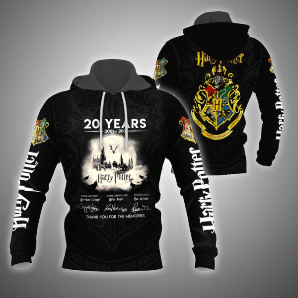Harry Potter Thank You For The Memories Movies 2k545 Lover Gift ,harry Potter All Over Print 3d Hoodie 132