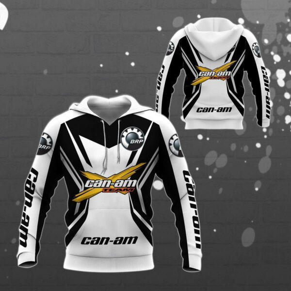 Can-am Brp Shirt 42, 3d Hoodie Zip Hoodie 25