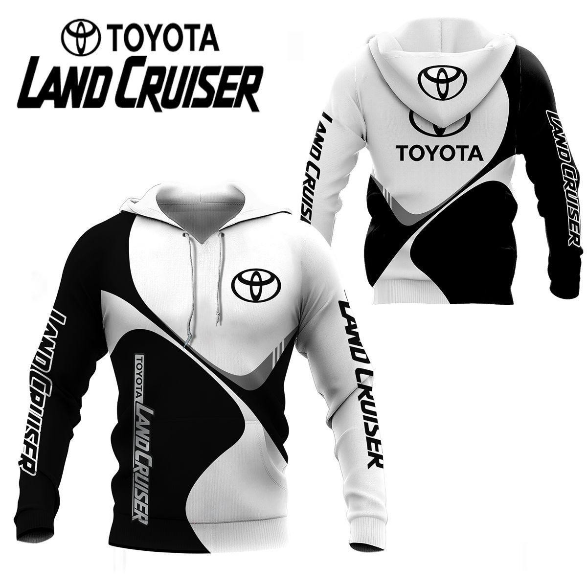 Toyota Land Cruiser Shirt 428, 3d Hoodie Zip Hoodie