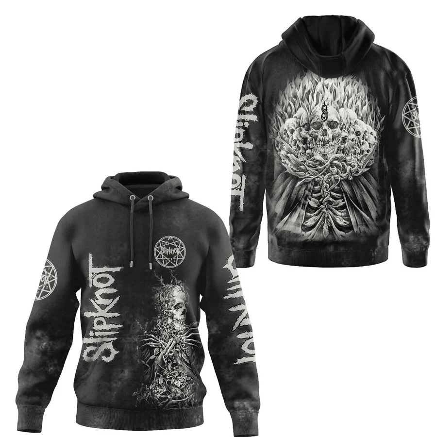 Slipknot Heavy Metal Band 12 Fan Gift, Slipknot Heavy Metal Band Aop Hoodie