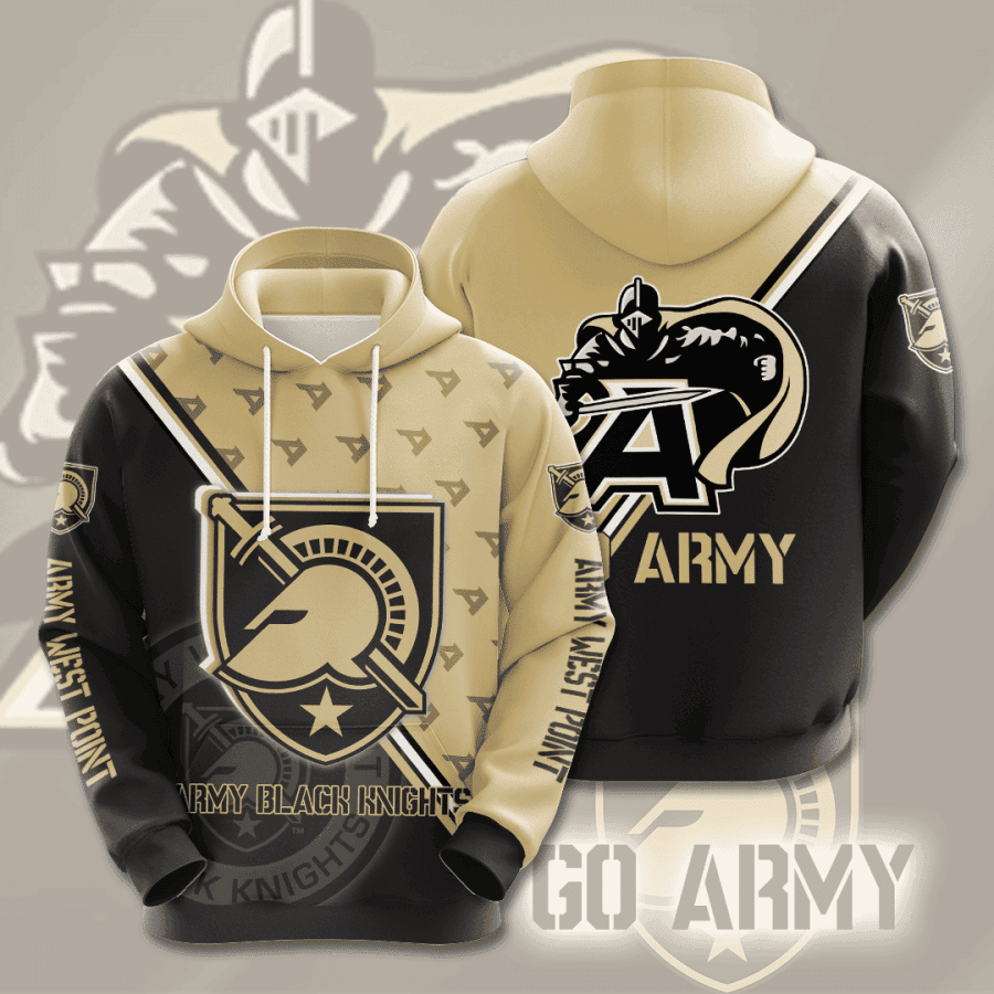 Army Black Knights 3D All Over Print Hoodie & Zip Hoodie