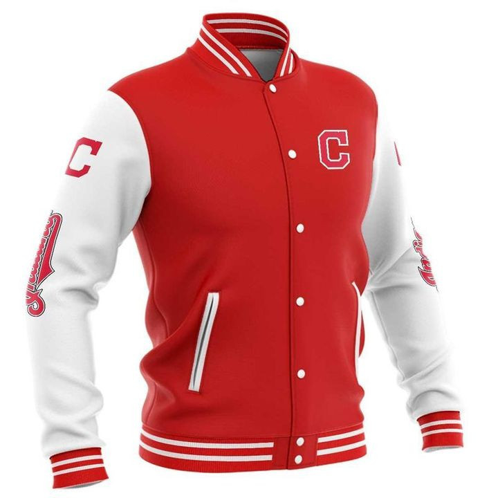 Cleveland Indians Red Baseball Jacket