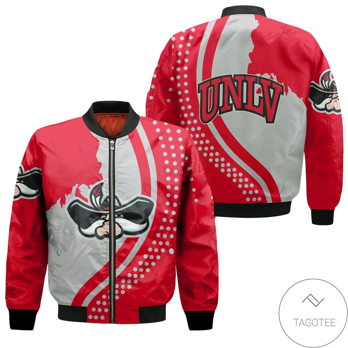 UNLV Rebels USA Map Bomber Jacket