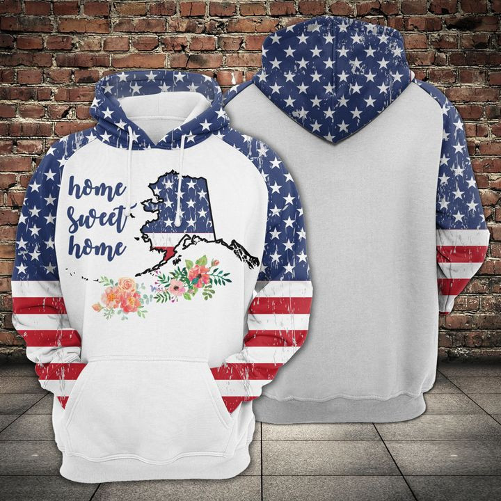 Alaska Home Sweet Home 3D All Over Print Hoodie & Zip Hoodie