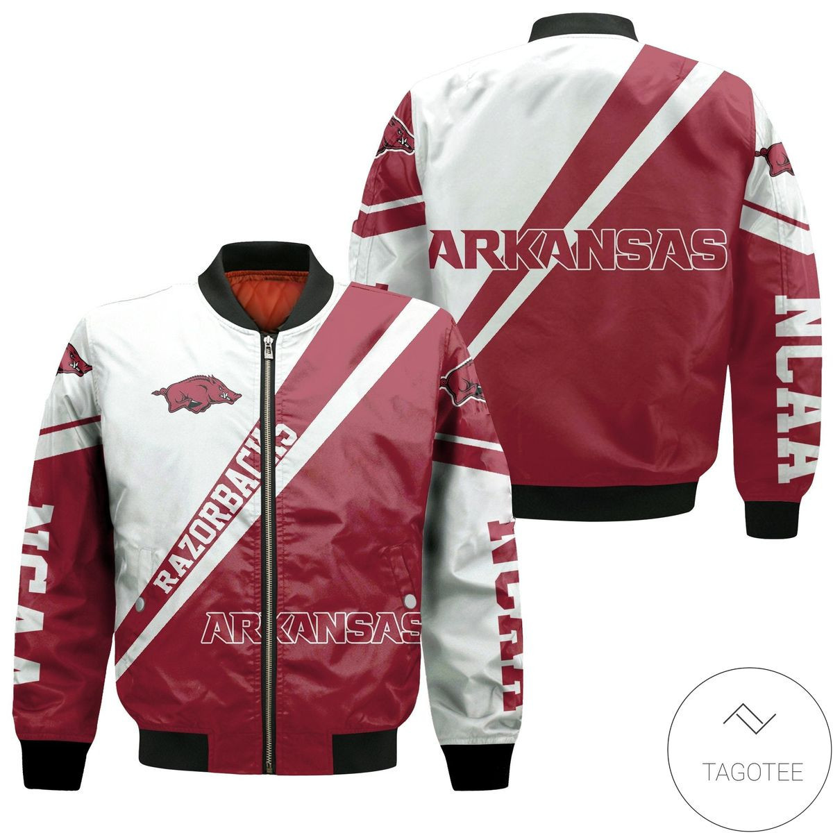 Arkansas Razorbacks Logo Bomber Jacket