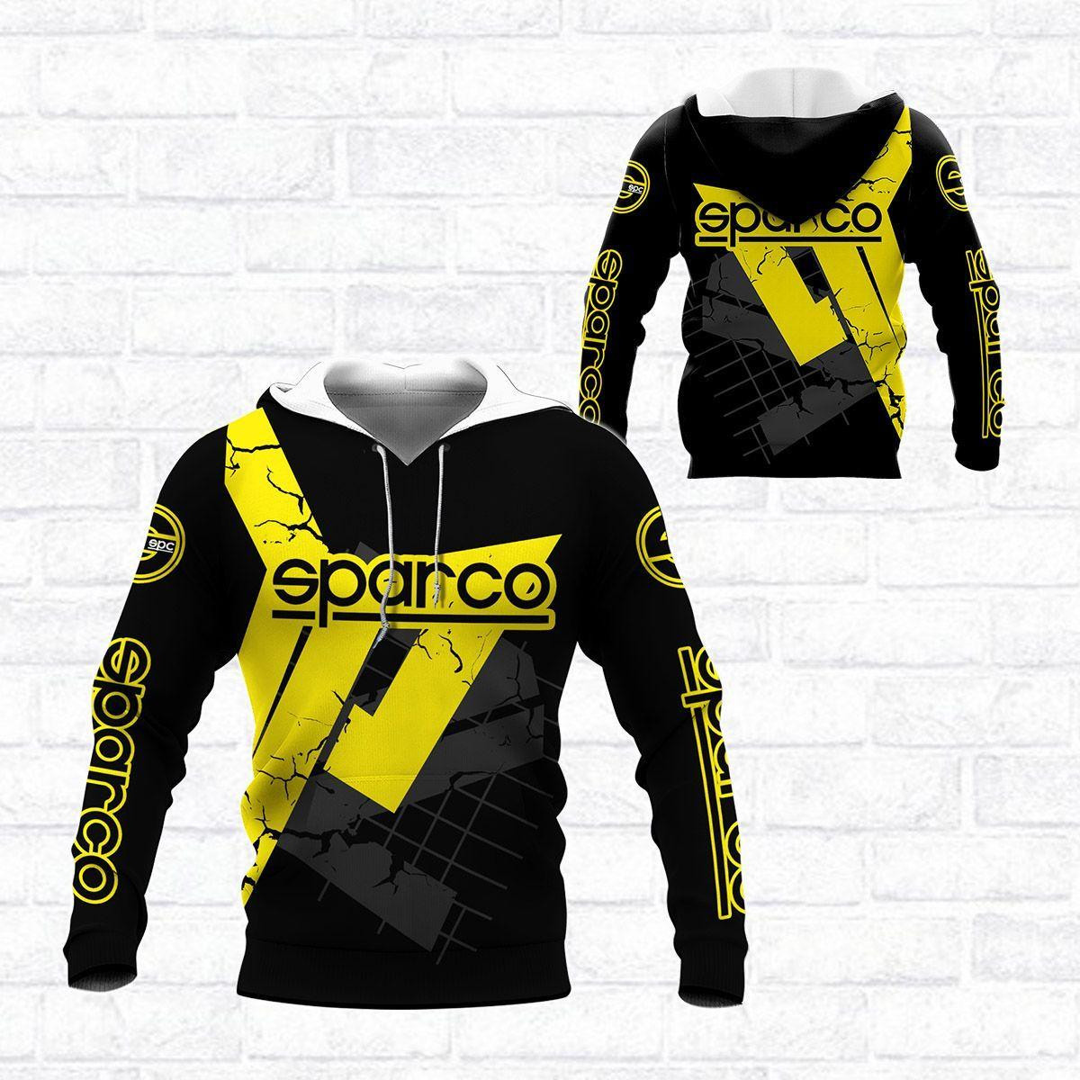 Sparco Shirt 336, 3d Hoodie Zip Hoodie