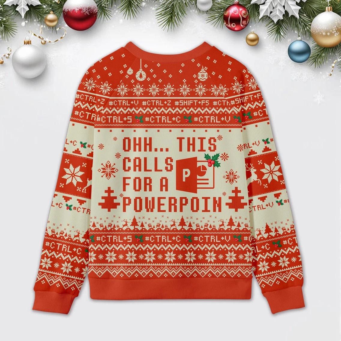 Ohh…This Calls for a Spreadsheet Ugly Christmas Sweater