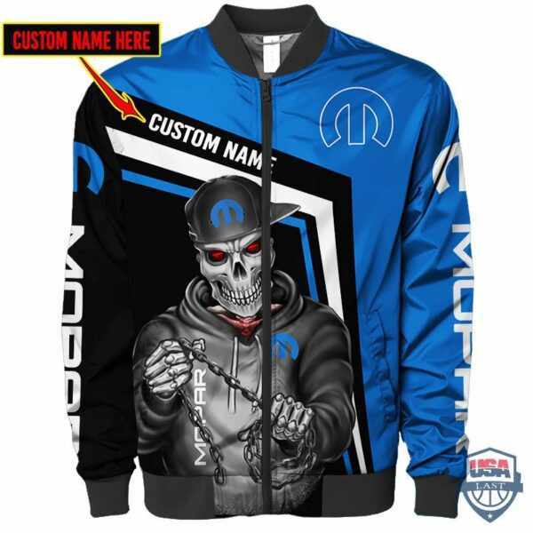 Mopar Ghost Rider Custom Name Bomber Jacket 233