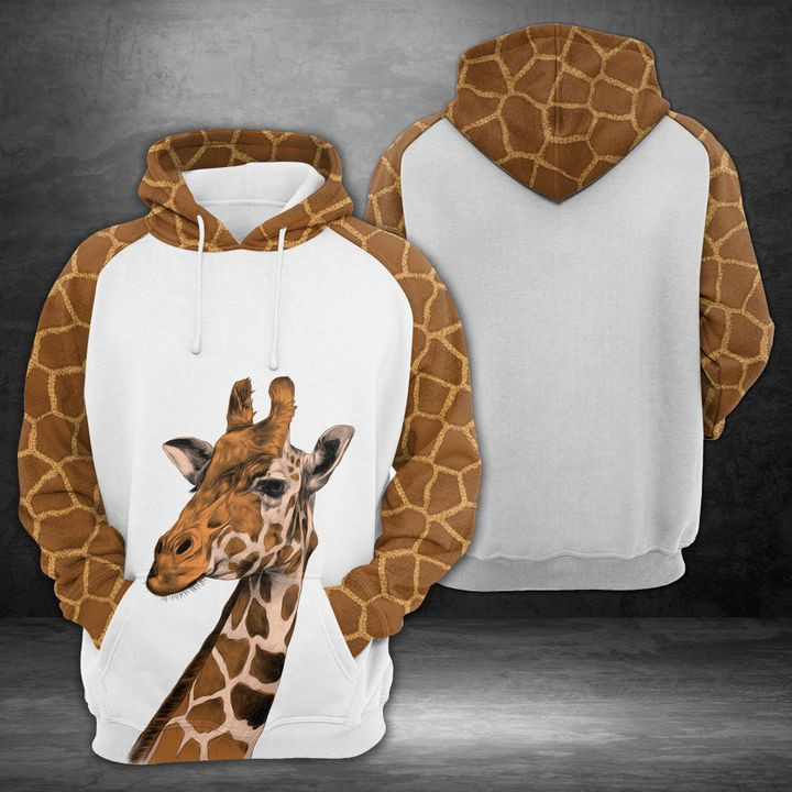 Cute Giraffe 3D All Over Print Hoodie & Zip Hoodie