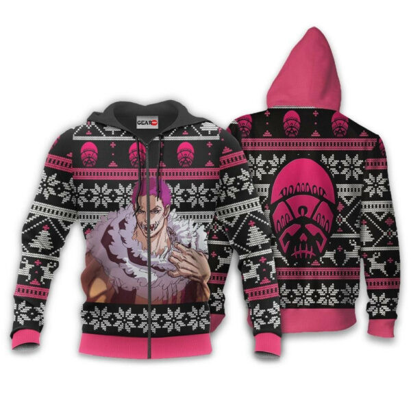 Charlotte Katakuri Ugly Christmas Sweater One Piece Anime 1k499   Cartoon Graphic Outfits Aop 3d Hoodie, Zip Hoodie 816
