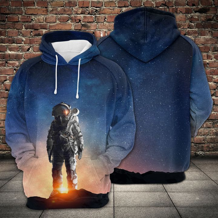 Astronaut In Outer Space 3D All Over Print Hoodie & Zip Hoodie