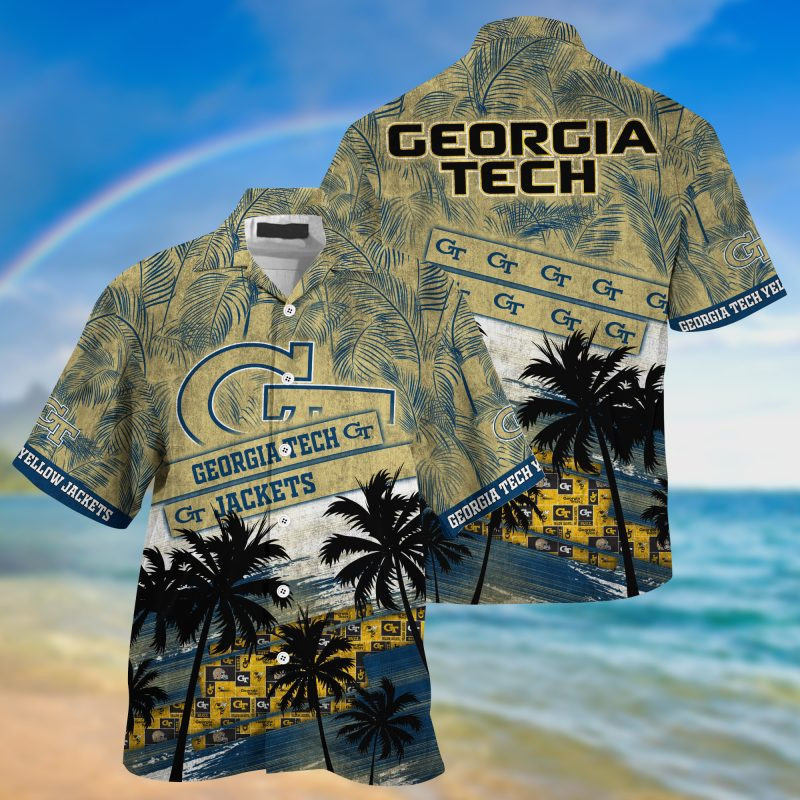 Georgia Tech Yellow Jackets Trending Summer Hawaiian Shirt