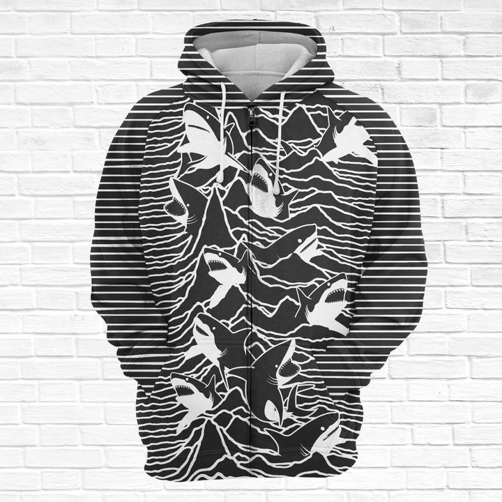 Shark Division 3D All Over Print Hoodie & Zip Hoodie