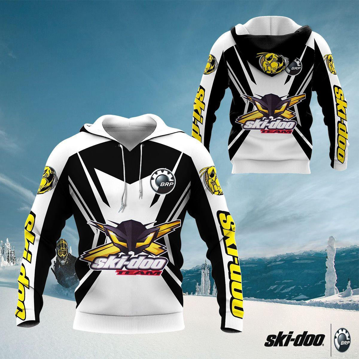 Ski-doo Shirt 463, 3d Hoodie Zip Hoodie