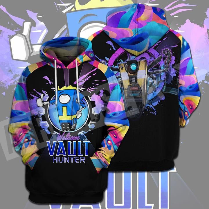Borderlands Welcome Vault Hunter 3D All Over Print Hoodie & Zip Hoodie