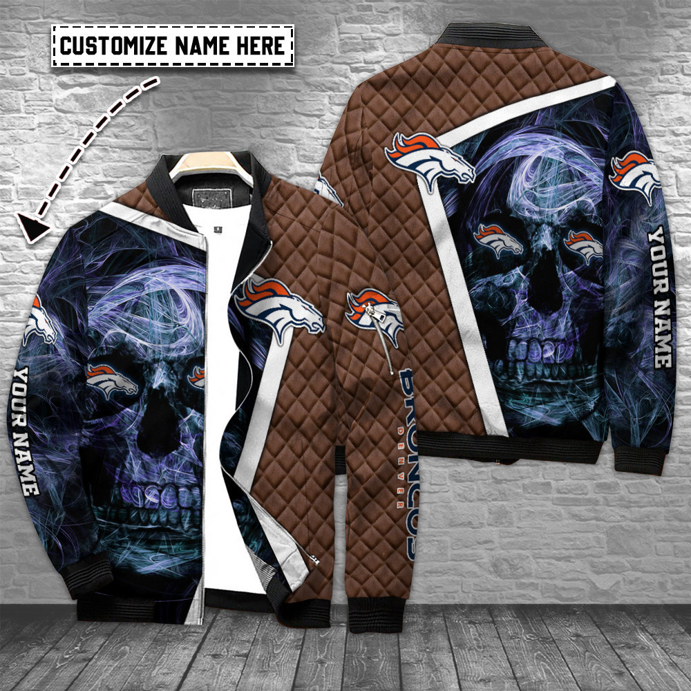 Denver Broncos Personalized Bomber Jacket BG696