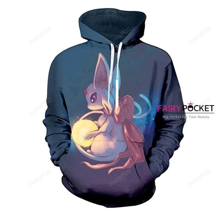 Pokemon Dark Blue 3D All Over Print Hoodie & Zip Hoodie