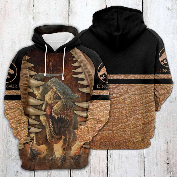 Dinosaur 3D All Over Print Hoodie & Zip Hoodie