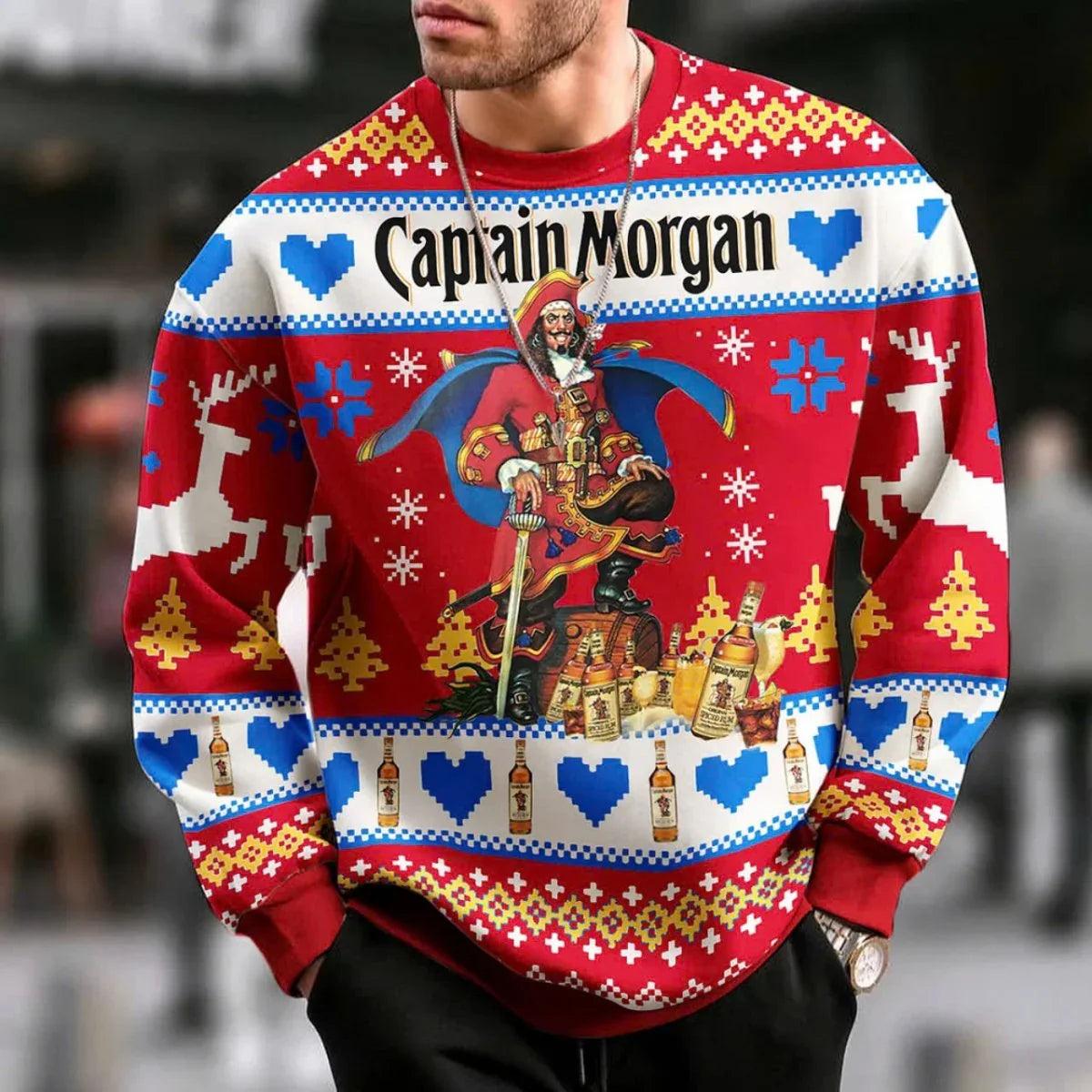 Captain Morgan Christmas Treasure Ugly Christmas Sweater