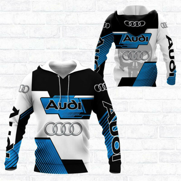 Audi Shirt 446, 3d Hoodie Zip Hoodie 190
