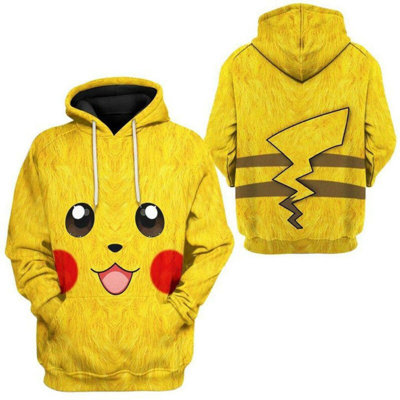 Pokemon Pikachu 3d Hoodie