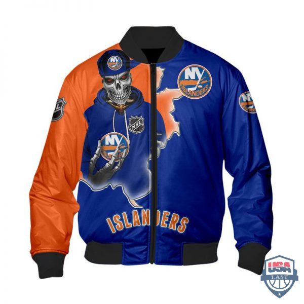 New York Islanders Skull Bomber Jacket