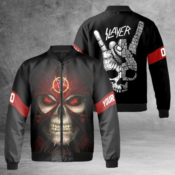 Slayer Rock Band Personalized Bomber Jacket 457 224