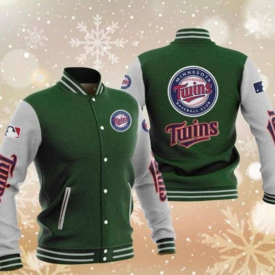 Minnesota Twins Green Baseball Jacket