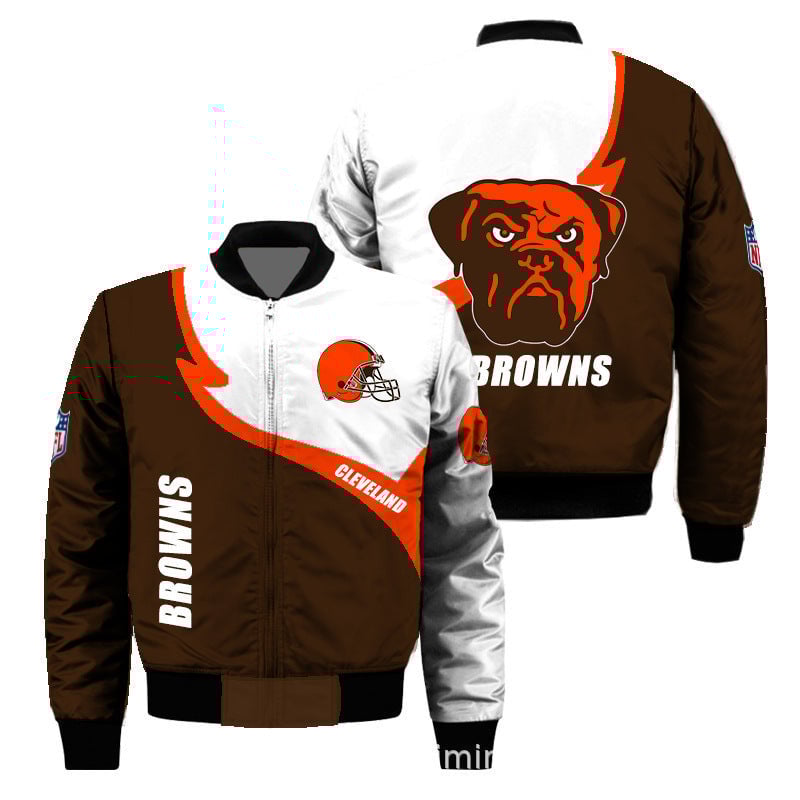 Cleveland Browns Winter Jacket 3D