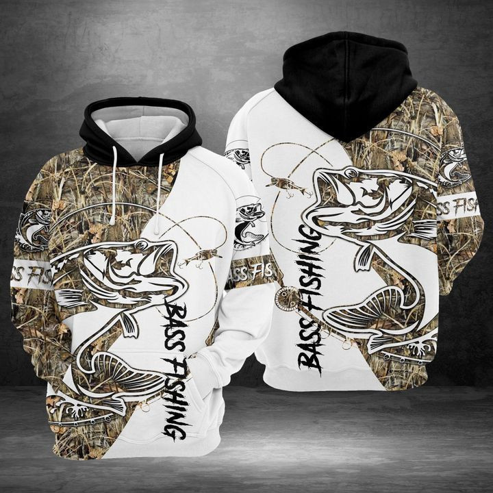 Fishing Bass 3D All Over Print Hoodie & Zip Hoodie