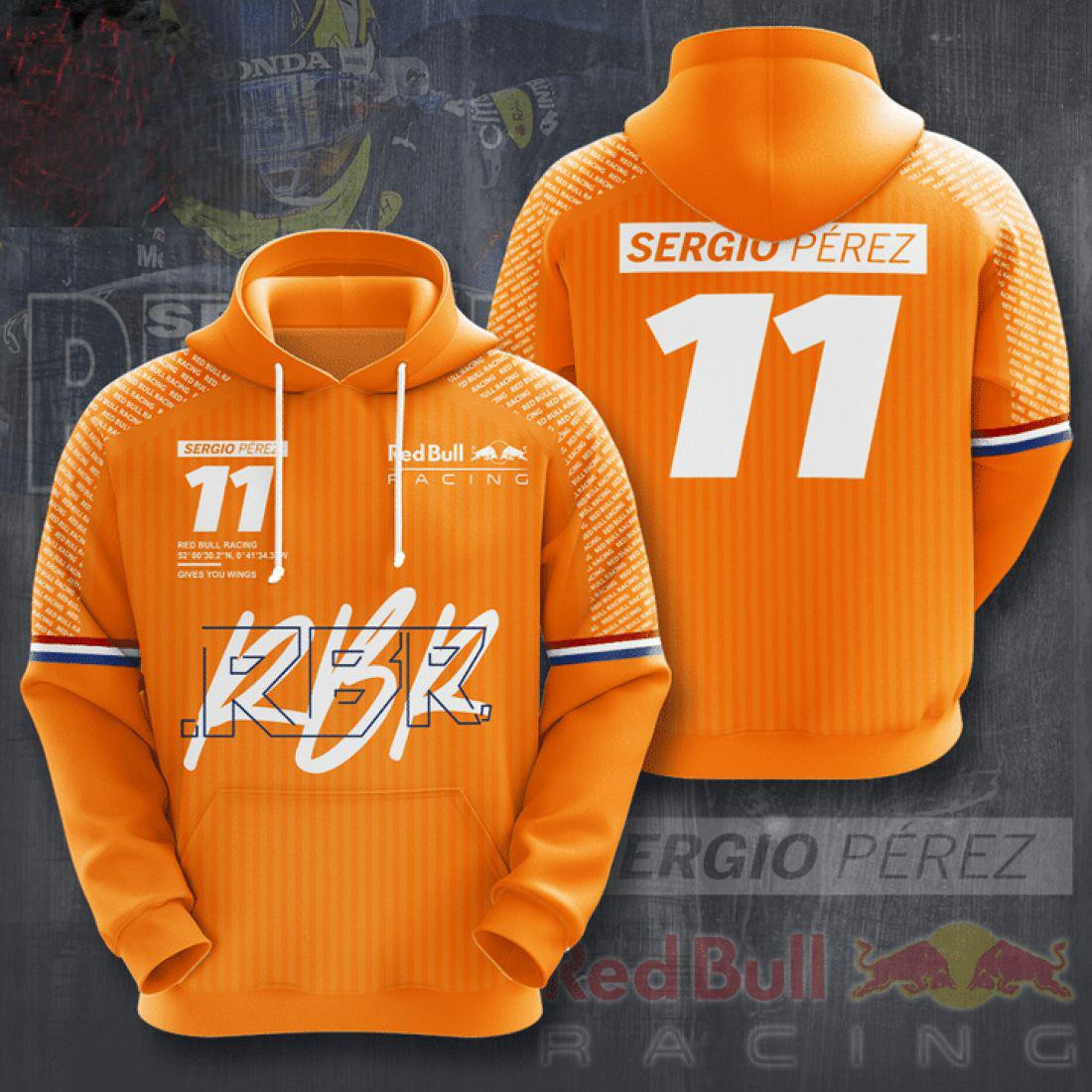 Sergio Perez 11 Red Bull Racing Team All Over Print Hoodie, Zip Hoodie 307