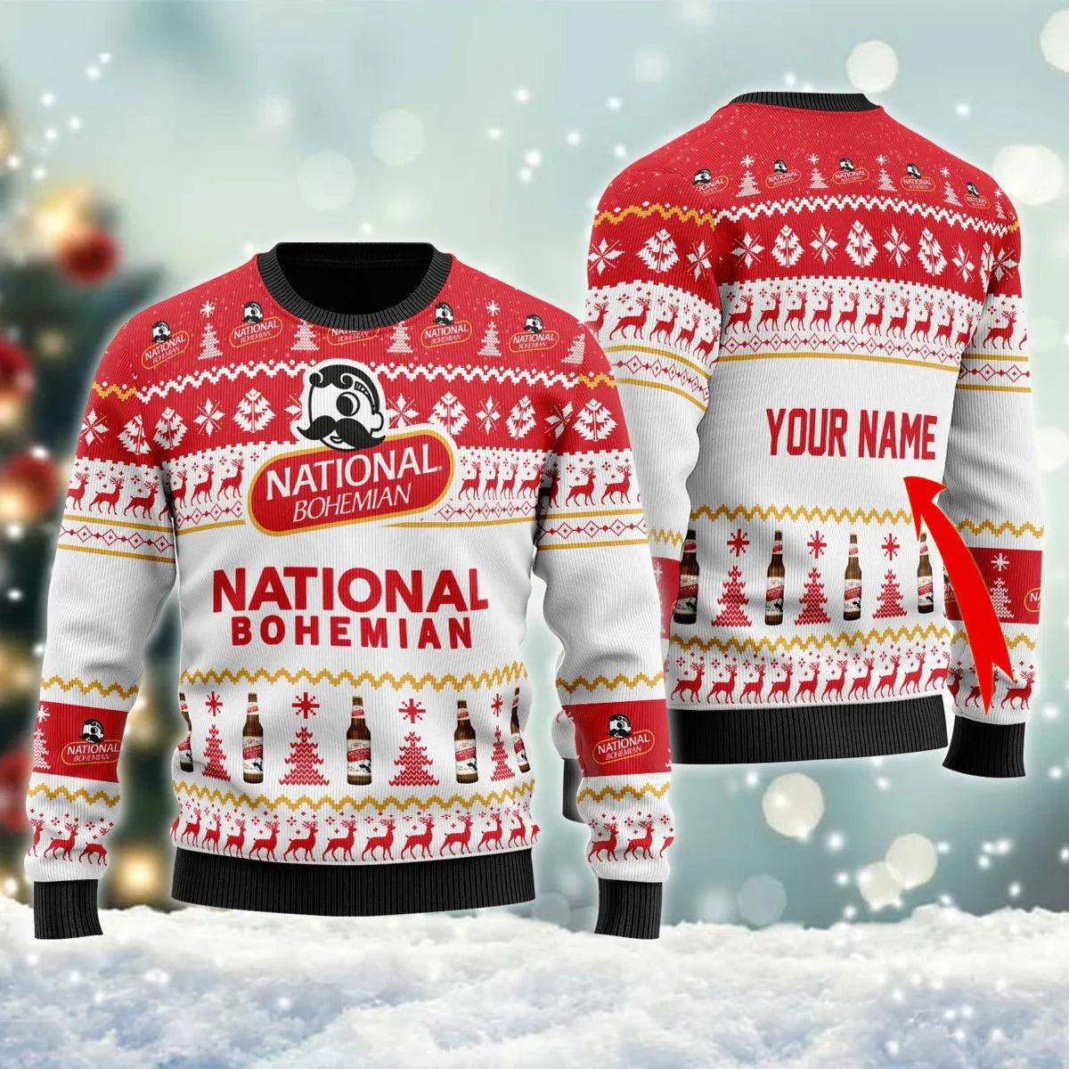 Personalized National Bohemian Ugly Christmas Sweater