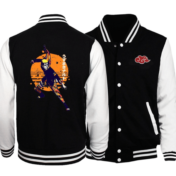 Shinobi Naruto Uzumaki Naruto Anime Baseball Jacket 506
