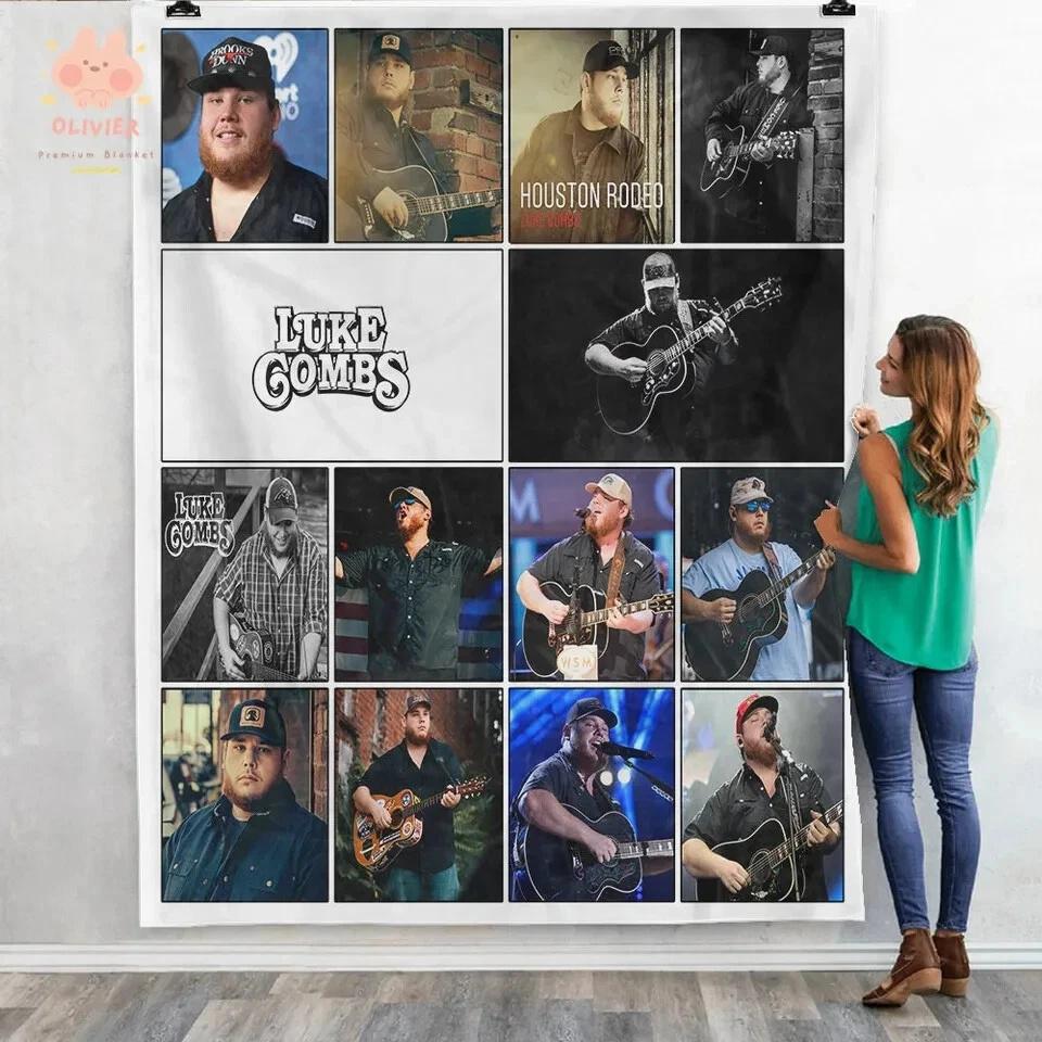 Lukee Comb Fleece Sherpa Blanket