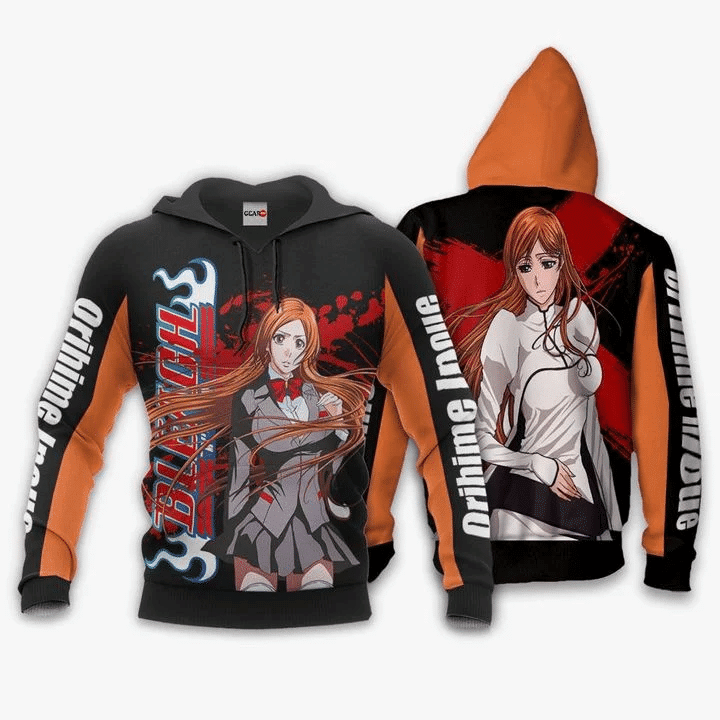 Orihime Inoue Bleach 3d Hoodie Zip Hoodie