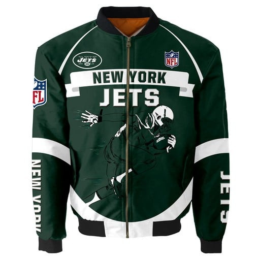 New York Jets Thick Bomber Jacket CSBBT197