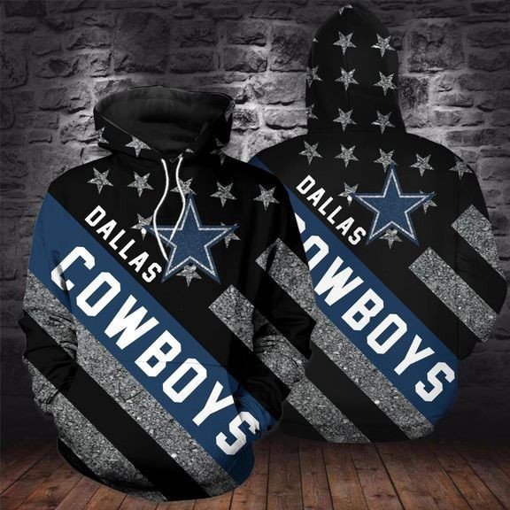 Cowboys 3D All Over Print Hoodie & Zip Hoodie