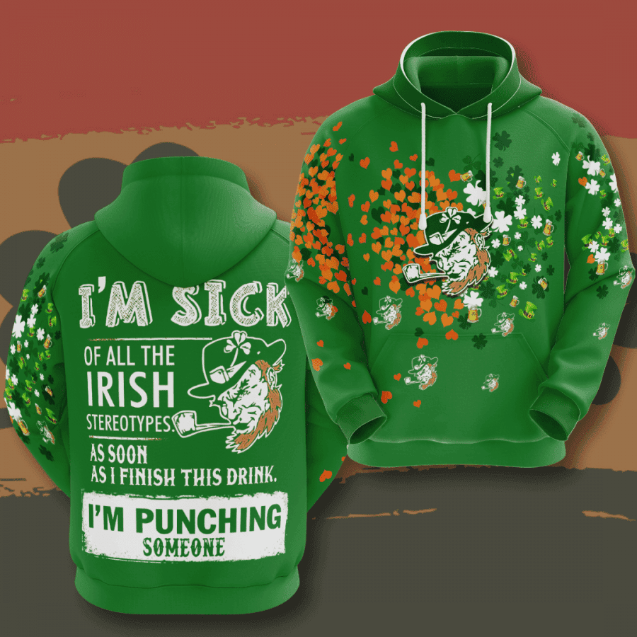 St. Patricks Day 3D All Over Print Hoodie & Zip Hoodie