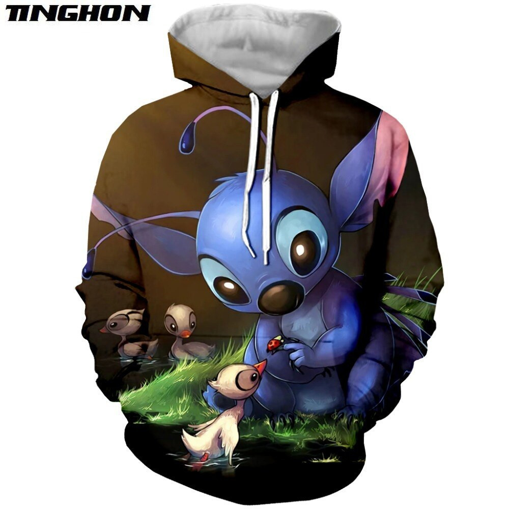 Stitch Art 3D All Over Print Hoodie & Zip Hoodie
