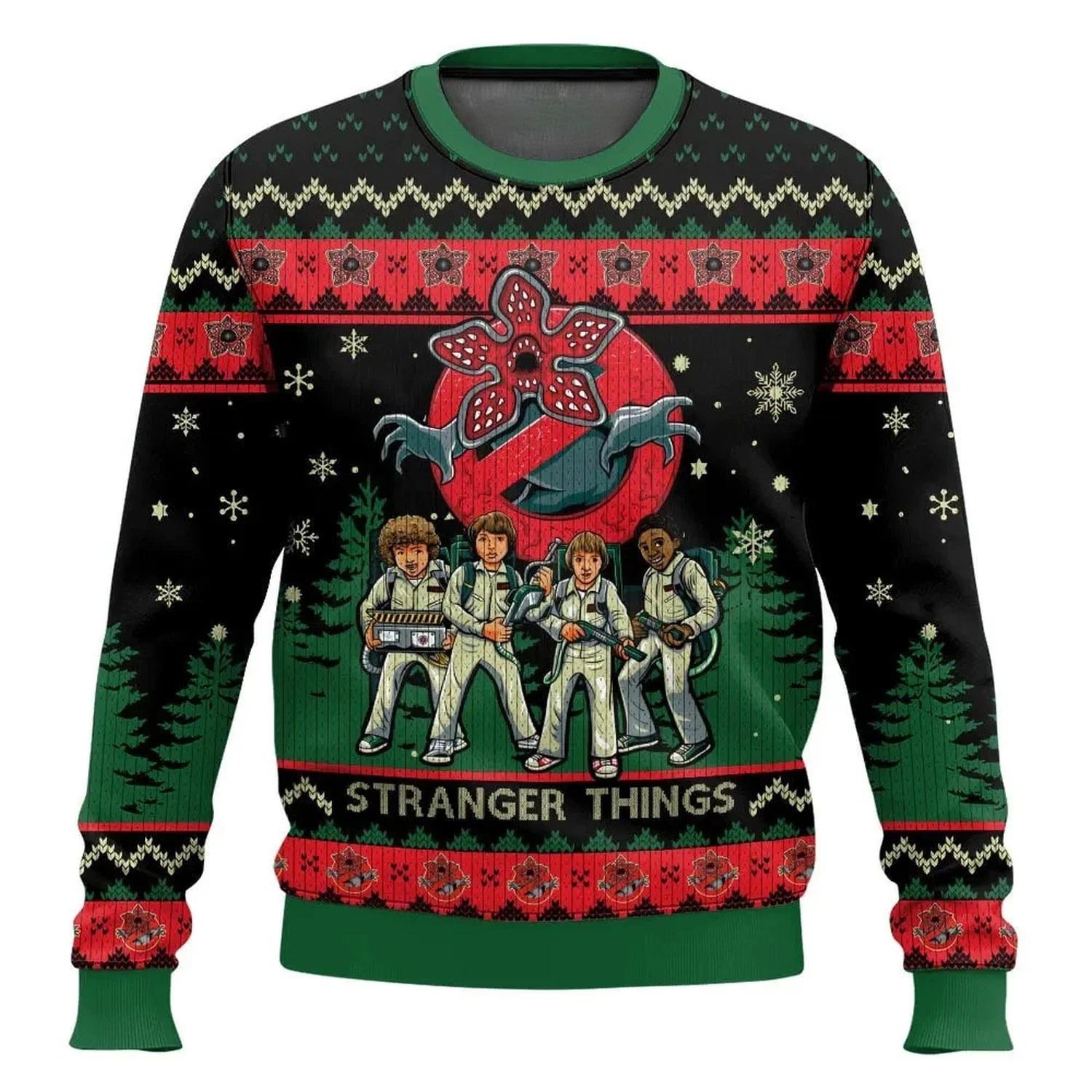 Demogorgon Stranger Things Ugly Christmas Sweater