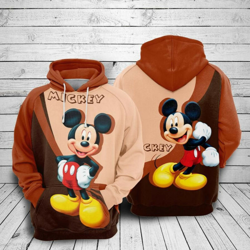 Mickey Mouse Movies 10 Over Print 3d Hoodie Zip Hoodie