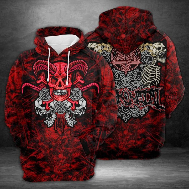 Amazing Skull 3D All Over Print Hoodie & Zip Hoodie