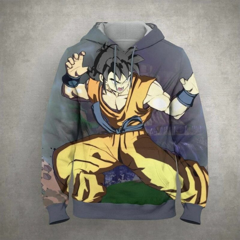 Goku Blue Saiyan Cartoon Dragon Ball 34 Over Print 3d Hoodie Zip Hoodie