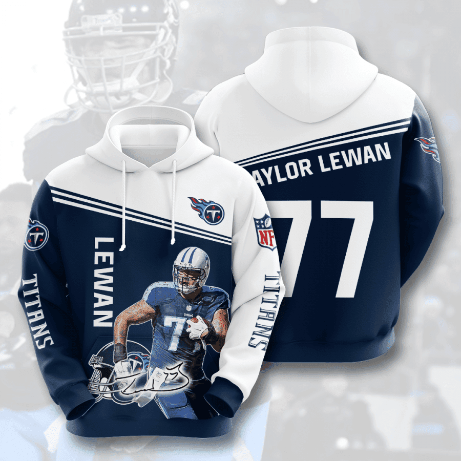 Tennessee Titans Taylor Lewan 3D All Over Print Hoodie & Zip Hoodie