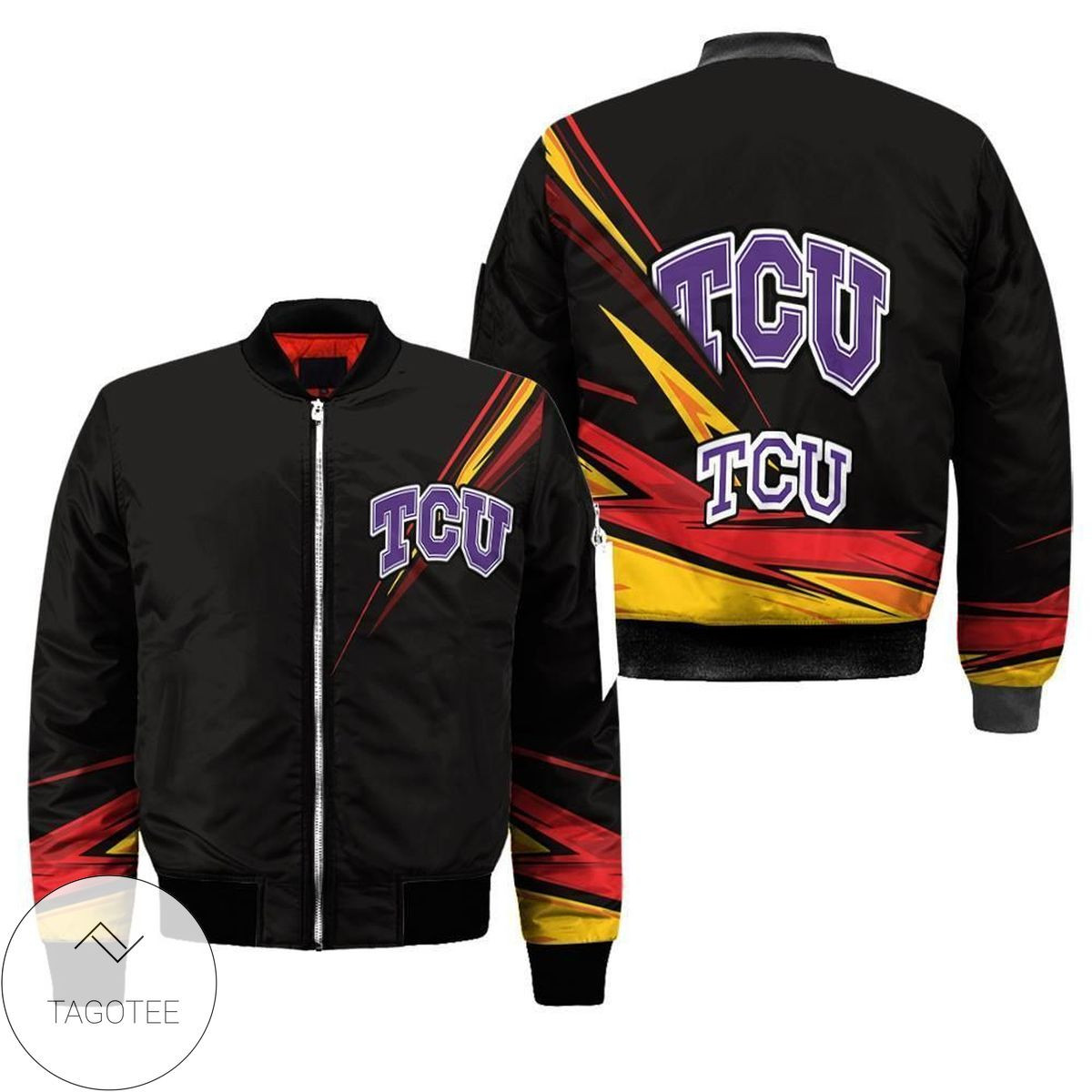 TCU Horned Frogs Black Bomber Jacket