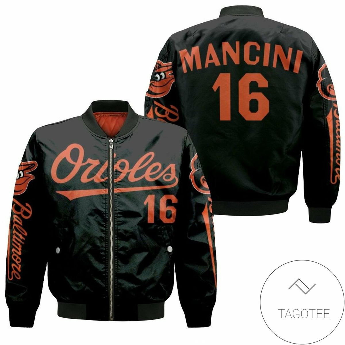Baltimore Orioles 16 Mancini Bomber Jacket