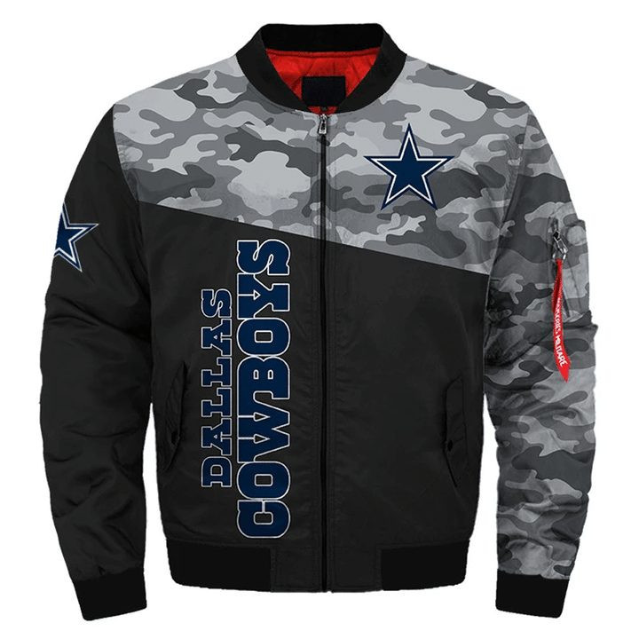 Cowboys Camo Bomber Jacket